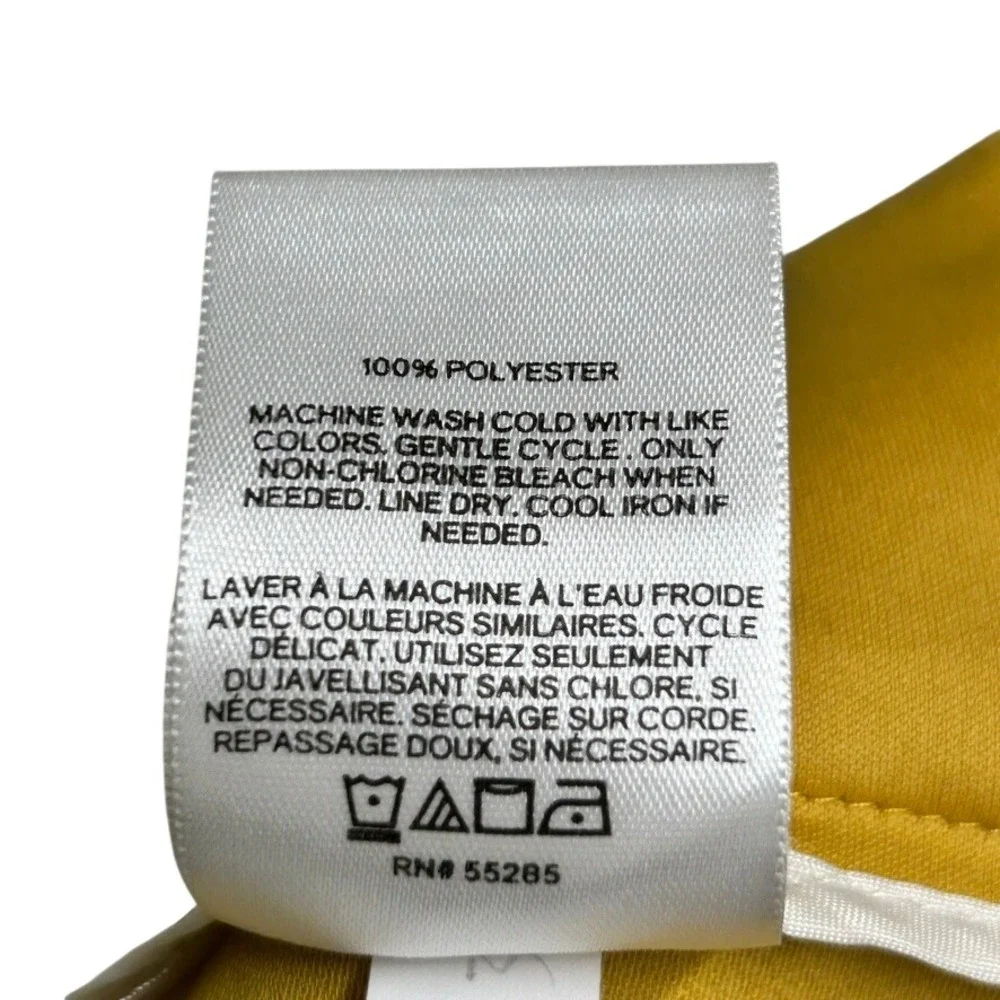 Express Women's Mustard Yellow High Rise Cropped Culottes Wide Leg Pants Size 8P - Picture 7 of 8